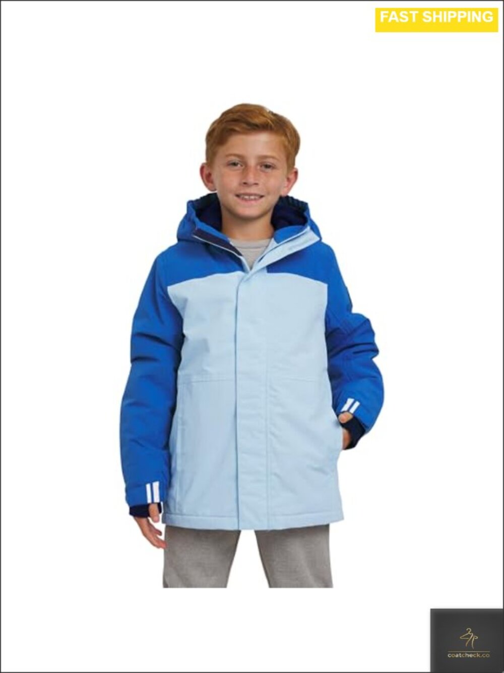 Boys Squall Waterproof Fleece Lined Insulated Jacket